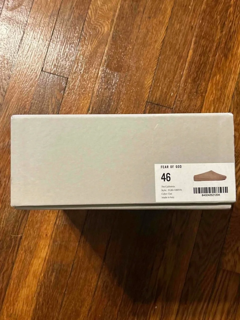 Fear of God California Backless Slip-On Size 12.5